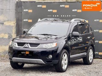 Mitsubishi Outlander, 2008 р., Газ пропан-бутан / Бензин, 214 тис. км, Позашляховик / Кросовер, Чорний, Харків AT-10406870 фото