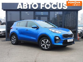 Kia Sportage, 2019, Газ пропан-бутан / Бензин, 1.59 л., 77 тис. км, Позашляховик / Кросовер, Синій, Київ 278633 фото