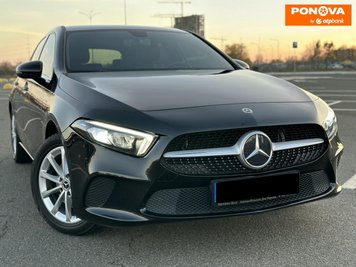 Mercedes-Benz A-Class, 2018, Бензин, 2 л., 59 тис. км, Хетчбек, Чорний, Київ 280994 фото