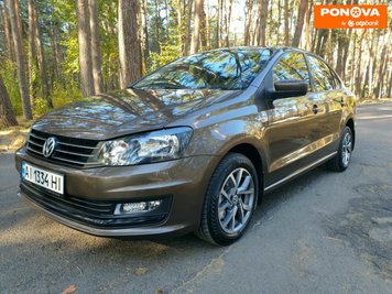 Volkswagen Polo, 2017, Бензин, 1.4 л., 171 тис. км, Седан, Коричневий, Черкаси Cars-Pr-273127 фото