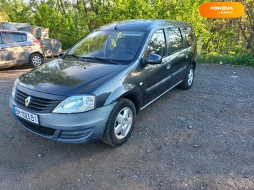 Renault Logan MCV, 2011, Газ пропан-бутан / Бензин, 1.6 л., 210 тис. км, Універсал, Сірий, Вишневе Cars-Pr-180982 фото