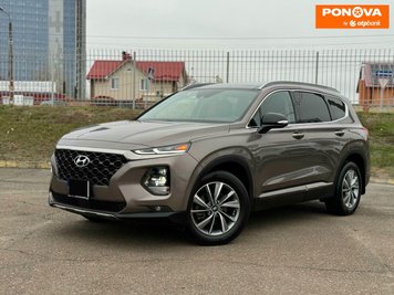 Hyundai Santa FE, 2019, Бензин, 2.36 л., 35 тис. км, Позашляховик / Кросовер, Коричневий, Київ 278455 фото