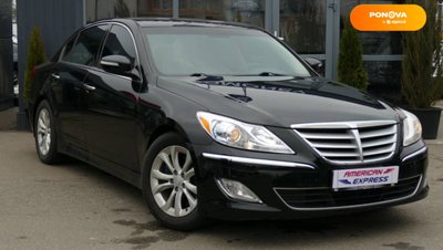 Hyundai Genesis, 2013, Бензин, 3.78 л., 222 тис. км, Седан, Чорний, Київ 22737 фото