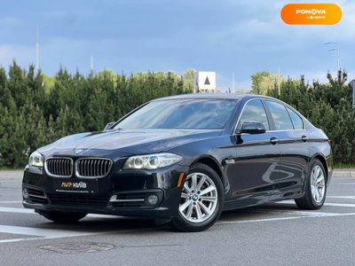 BMW 5 Series, 2014, Бензин, 2 л., 329 тис. км, Седан, Чорний, Київ 47709 фото