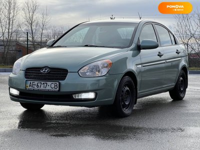 Hyundai Accent, 2008, Газ пропан-бутан / Бензин, 169 тис. км, Седан, Зелений, Дніпро (Дніпропетровськ) 17674 фото