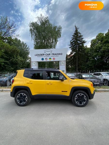 Jeep Renegade, 2015, Бензин, 2.36 л., 145 тис. км, Позашляховик / Кросовер, Жовтий, Харків 102991 фото