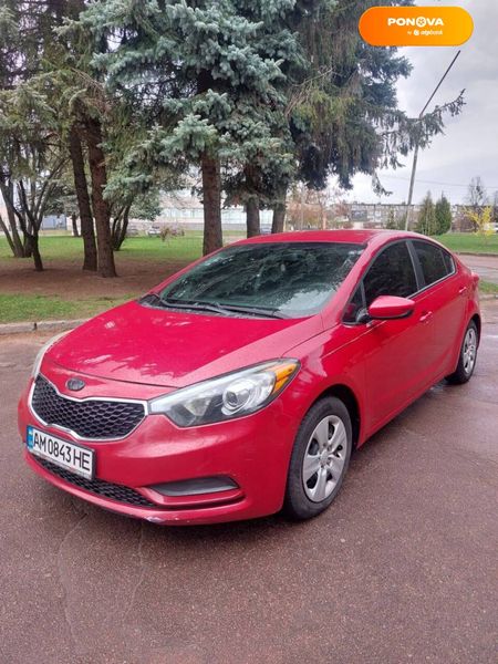 Kia Forte, 2015, Бензин, 1.8 л., 180 тыс. км, Седан, Красный, Житомир Cars-Pr-67592 фото