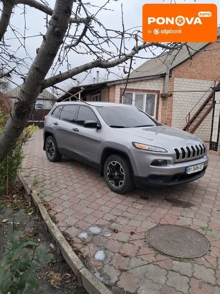 Jeep Cherokee, 2014 г., Газ пропан-бутан / Бензин, 129 тыс. км, Внедорожник / Кроссовер, Серый, Заводське AT-10413537 фото