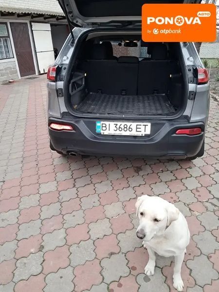 Jeep Cherokee, 2014 г., Газ пропан-бутан / Бензин, 129 тыс. км, Внедорожник / Кроссовер, Серый, Заводське AT-10413537 фото