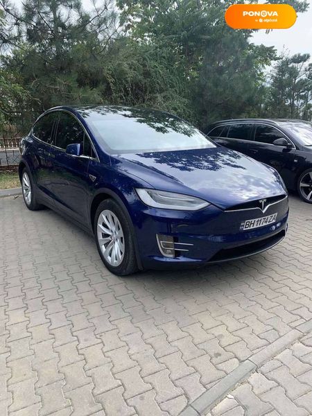 Tesla Model X, 2016, Електро, 100 тыс. км, Внедорожник / Кроссовер, Синий, Одесса Cars-Pr-58842 фото