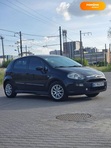 Fiat Punto, 2010, Дизель, 1.25 л., 230 тис. км, Хетчбек, Чорний, Львів Cars-Pr-60395 фото