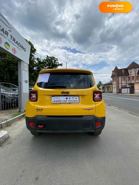 Jeep Renegade, 2015, Бензин, 2.36 л., 145 тис. км, Позашляховик / Кросовер, Жовтий, Харків 102991 фото