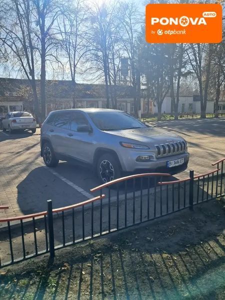 Jeep Cherokee, 2014 г., Газ пропан-бутан / Бензин, 129 тыс. км, Внедорожник / Кроссовер, Серый, Заводське AT-10413537 фото
