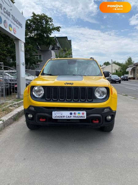 Jeep Renegade, 2015, Бензин, 2.36 л., 145 тис. км, Позашляховик / Кросовер, Жовтий, Харків 102991 фото