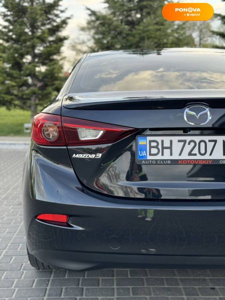 Mazda 3, 2018, Бензин, 2.5 л., 75 тыс. км, Седан, Чорный, Одесса 36335 фото