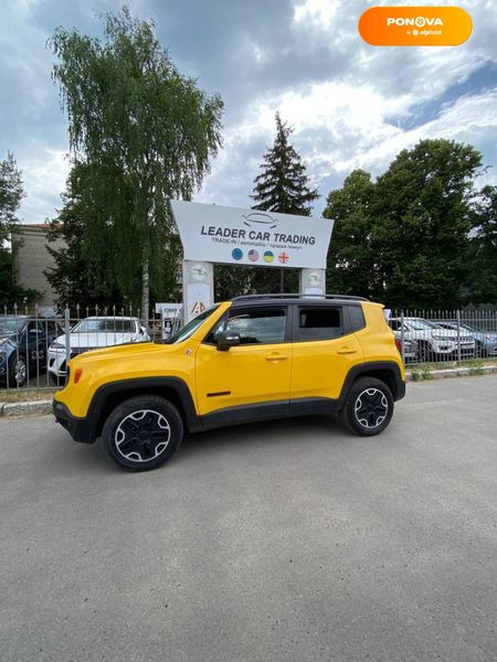 Jeep Renegade, 2015, Бензин, 2.36 л., 145 тис. км, Позашляховик / Кросовер, Жовтий, Харків 102991 фото