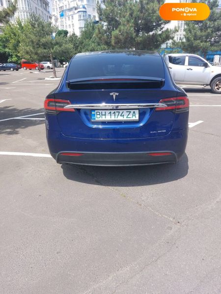 Tesla Model X, 2016, Електро, 100 тис. км, Позашляховик / Кросовер, Синій, Одеса Cars-Pr-58842 фото