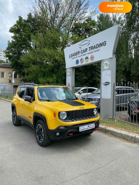 Jeep Renegade, 2015, Бензин, 2.36 л., 145 тис. км, Позашляховик / Кросовер, Жовтий, Харків 102991 фото