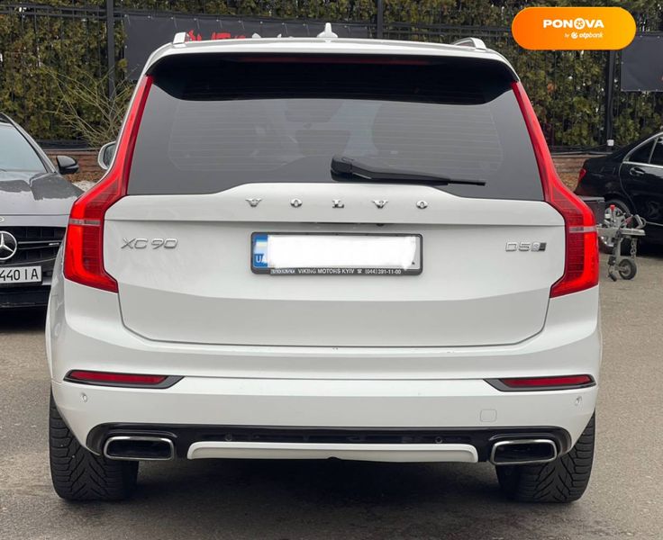 Volvo XC90, 2016, Дизель, 1.97 л., 182 тыс. км, Внедорожник / Кроссовер, Белый, Киев Cars-Pr-68816 фото