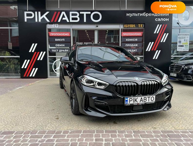 BMW 1 Series, 2020, Дизель, 2 л., 89 тис. км, Хетчбек, Чорний, Львів 52954 фото