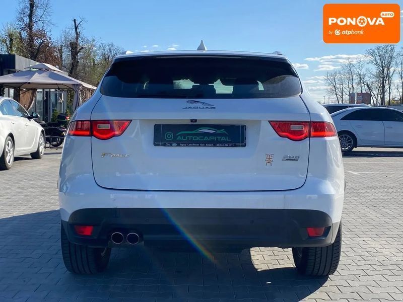 Jaguar F-Pace, 2018 р., Дизель, 121 тис. км, Позашляховик / Кросовер, Білий, Київ AT-10419073 фото