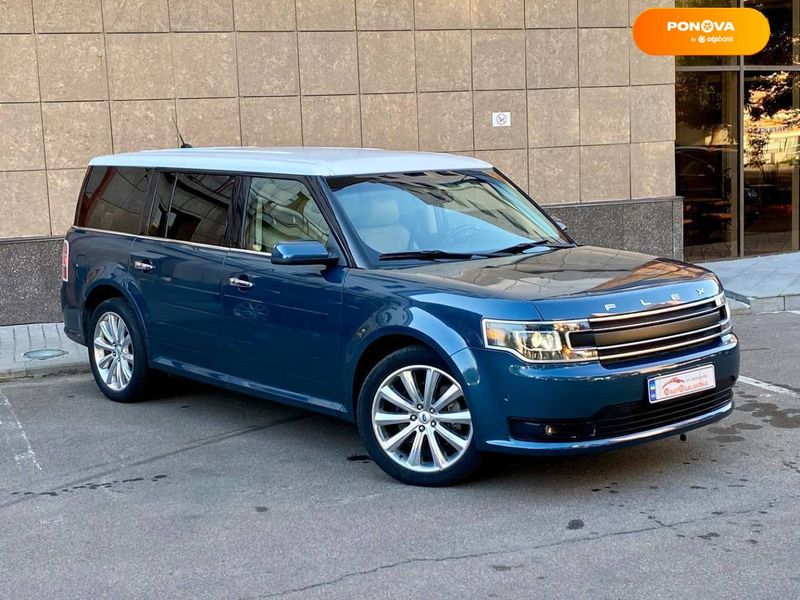 Ford Flex, 2016, Бензин, 3.5 л., 128 тыс. км, Внедорожник / Кроссовер, Синий, Одесса 15178 фото