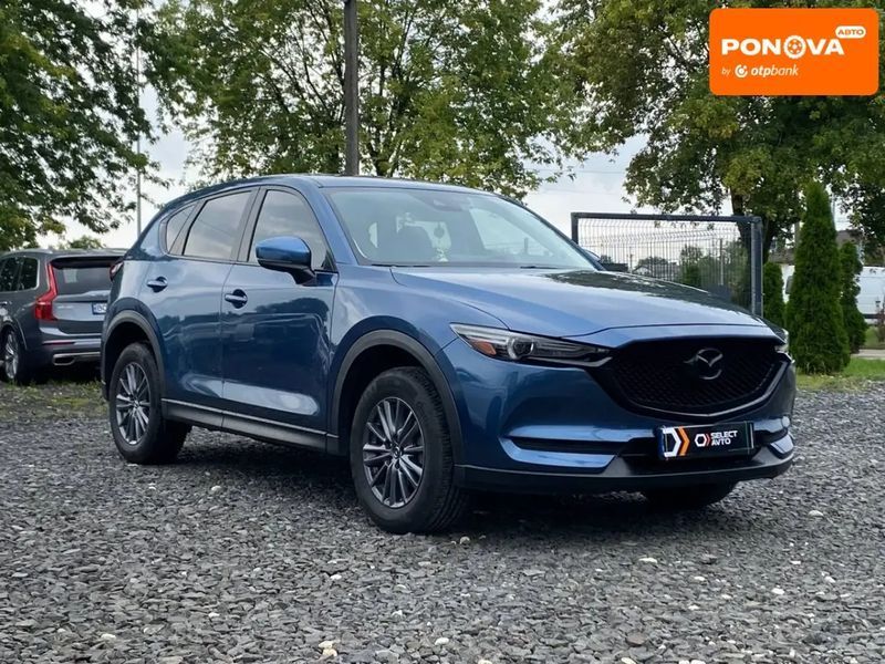 Mazda CX-5, 2017 р., Бензин, 70 тис. км, Позашляховик / Кросовер, Синій, Львів AT-10400416 фото