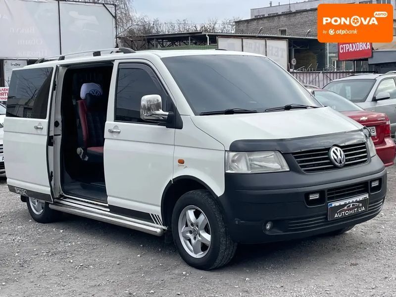 Volkswagen Transporter, 2007 г., Дизель, 340 тыс. км, Минивен, Белый, Каменское (Днепродзержинск) AT-10405955 фото