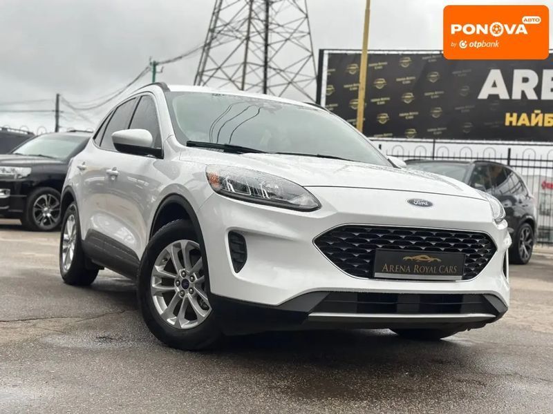 Ford Escape, 2020 р., Бензин, 59 тис. км, Позашляховик / Кросовер, Білий, Харків AT-10403776 фото