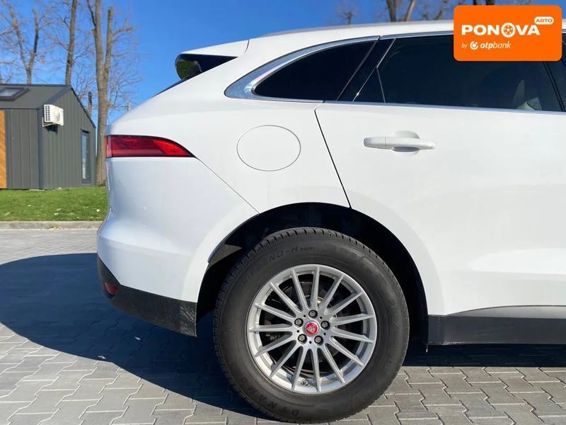 Jaguar F-Pace, 2018 р., Дизель, 121 тис. км, Позашляховик / Кросовер, Білий, Київ AT-10419073 фото