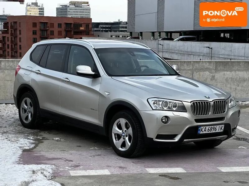BMW X3, 2012 г., Бензин, 185 тыс. км, Внедорожник / Кроссовер, Серый, Каменское (Днепродзержинск) AT-10407152 фото