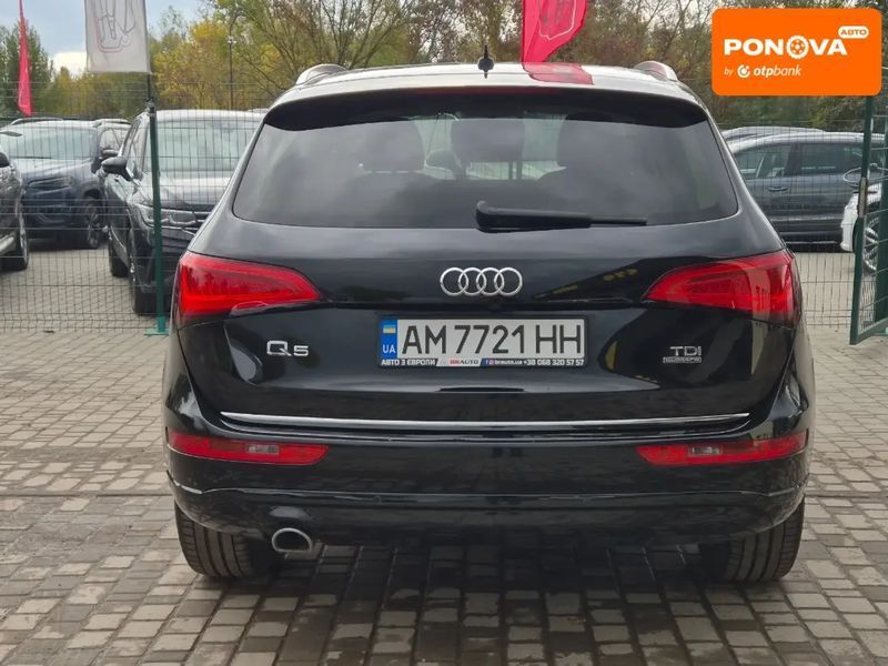 Audi Q5, 2015 г., Дизель, 214 тыс. км, Внедорожник / Кроссовер, Чорный, Бердичев AT-10403258 фото