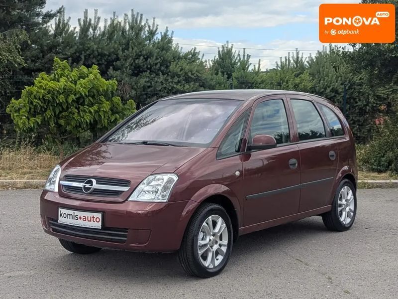 Opel Meriva, 2005 г., Газ пропан-бутан / Бензин, 210 тыс. км, Хетчбек, Красный, Хмельницкий AT-10399432 фото