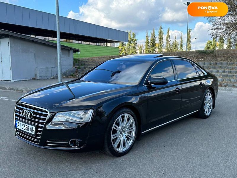 Audi A8, 2013, Бензин, 3.99 л., 127 тыс. км, Седан, Чорный, Киев Cars-Pr-62192 фото