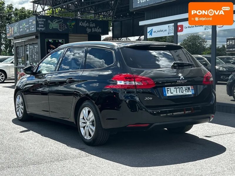 Peugeot 308, 2019 г., Дизель, 173 тыс. км, Универсал, Чорный, Житомир AT-10418504 фото