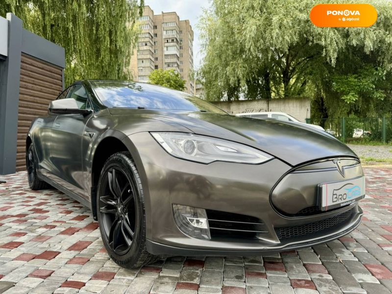 Tesla Model S, 2014, Електро, 202 тис. км, Ліфтбек, Сірий, Вінниця 107658 фото