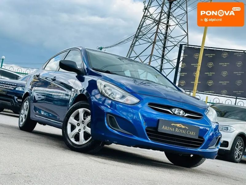 Hyundai Accent, 2012 р., Бензин, 166 тис. км, Седан, Синій, Харків AT-10403211 фото