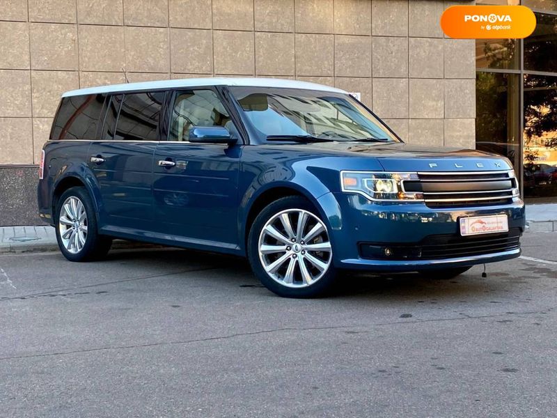 Ford Flex, 2016, Бензин, 3.5 л., 128 тыс. км, Внедорожник / Кроссовер, Синий, Одесса 15178 фото