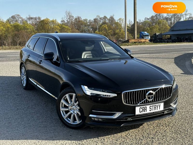 Volvo V90, 2017, Дизель, 2 л., 330 тыс. км, Универсал, Чорный, Стрый 31707 фото