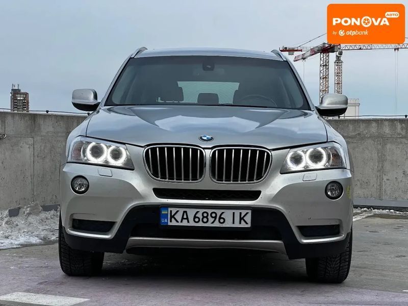 BMW X3, 2012 г., Бензин, 185 тыс. км, Внедорожник / Кроссовер, Серый, Каменское (Днепродзержинск) AT-10407152 фото