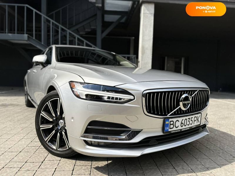 Volvo S90, 2017, Бензин, 1.97 л., 78 тыс. км, Седан, Серый, Львов 44214 фото