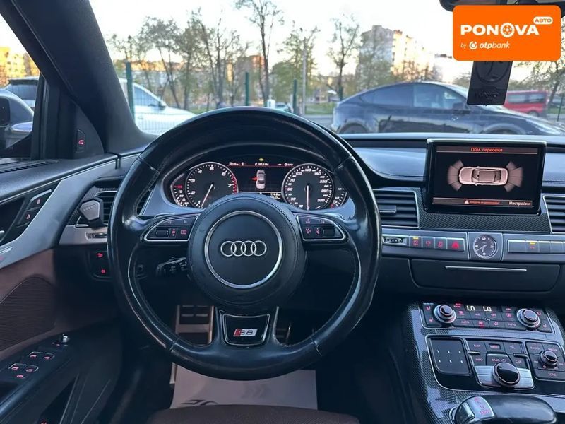 Audi S8, 2013 р., Бензин, 220 тис. км, Седан, Сірий, Івано-Франківськ AT-10416707 фото