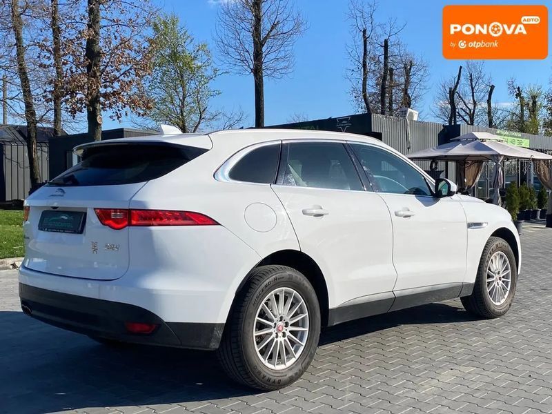 Jaguar F-Pace, 2018 р., Дизель, 121 тис. км, Позашляховик / Кросовер, Білий, Київ AT-10419073 фото