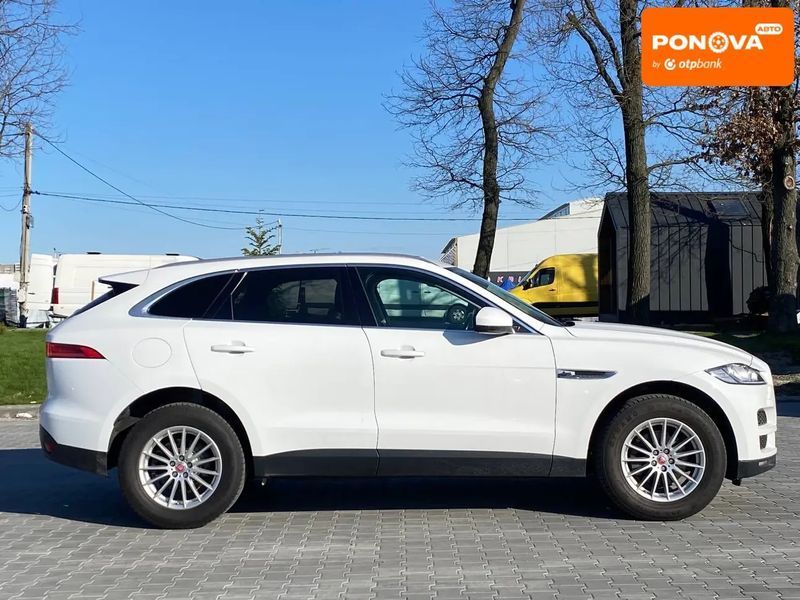 Jaguar F-Pace, 2018 р., Дизель, 121 тис. км, Позашляховик / Кросовер, Білий, Київ AT-10419073 фото