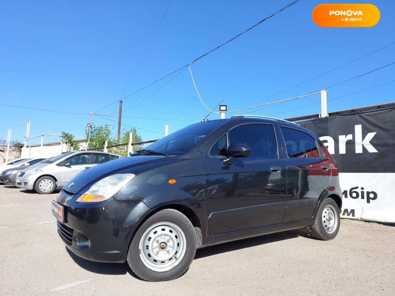 Chevrolet Matiz, 2006, Бензин, 0.8 л., 155 тис. км, Хетчбек, Чорний, Запоріжжя 102550 фото