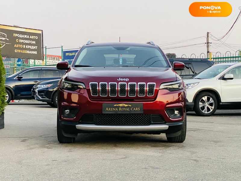 Jeep Cherokee, 2019, Бензин, 2.36 л., 43 тис. км, Позашляховик / Кросовер, Червоний, Харків 109847 фото