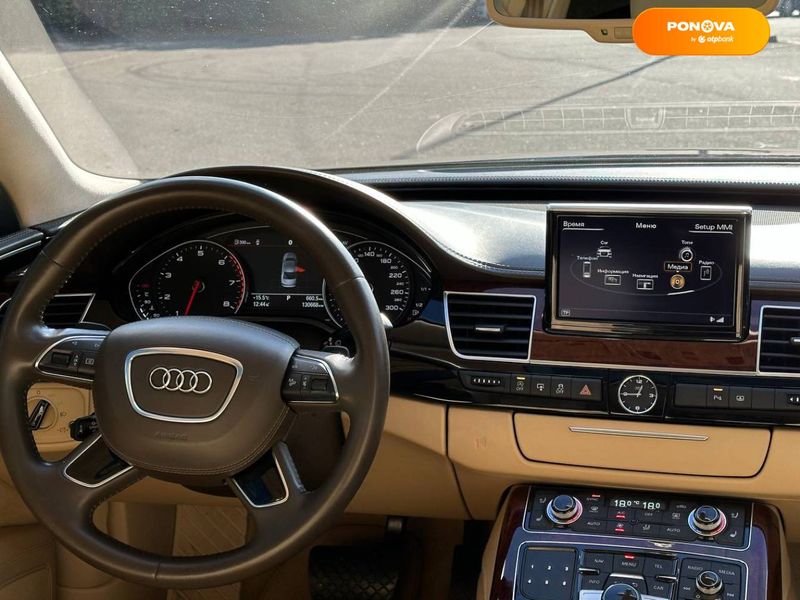 Audi A8, 2013, Бензин, 3.99 л., 127 тис. км, Седан, Чорний, Київ Cars-Pr-62192 фото