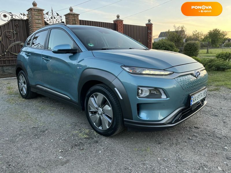 Hyundai Kona, 2019, Електро, 97 тыс. км, Внедорожник / Кроссовер, Синий, Переяслав Cars-Pr-65109 фото