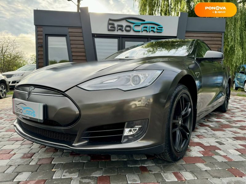 Tesla Model S, 2014, Електро, 202 тис. км, Ліфтбек, Сірий, Вінниця 107658 фото