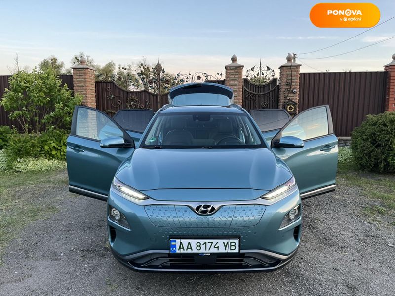 Hyundai Kona, 2019, Електро, 97 тыс. км, Внедорожник / Кроссовер, Синий, Переяслав Cars-Pr-65109 фото